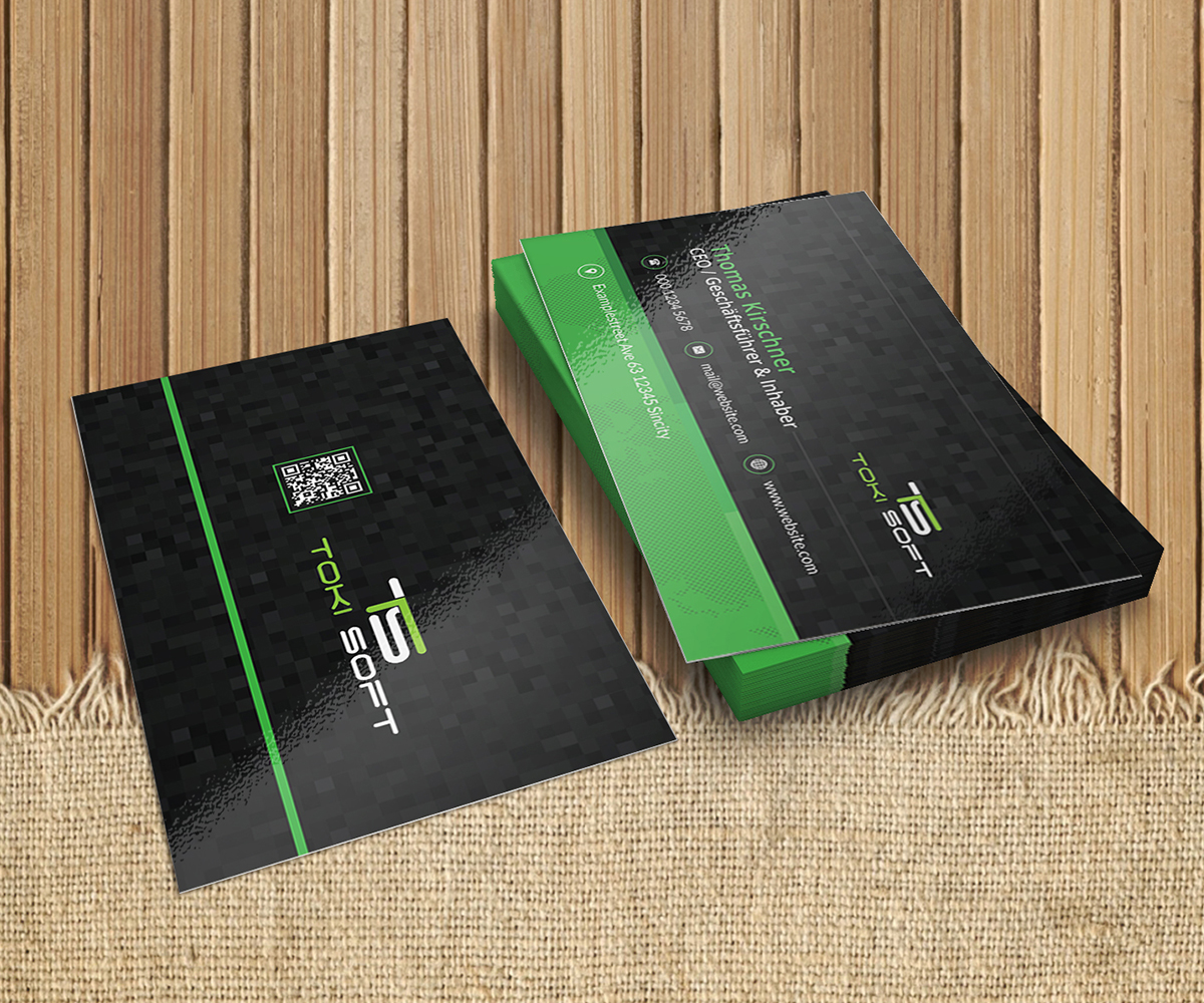 Diseño de Tarjeta de Presentación por Creativenewb para ToKi Soft | Diseño #13921442
