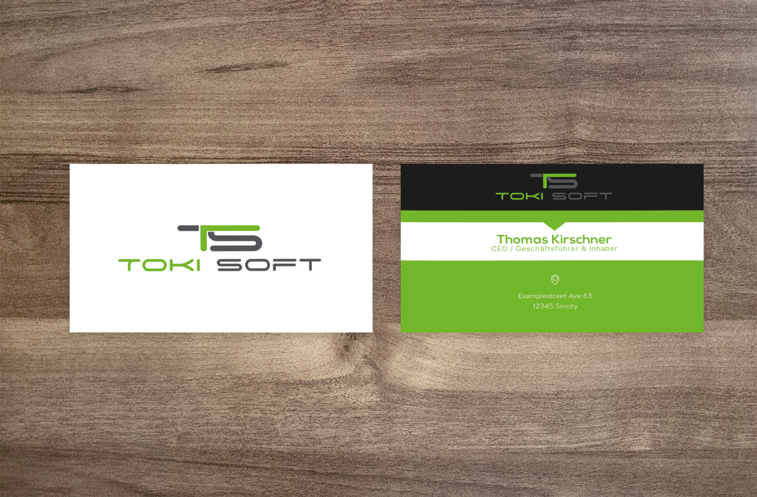 Business Card Design by isabel paoli for ToKi Soft | Design #13867877