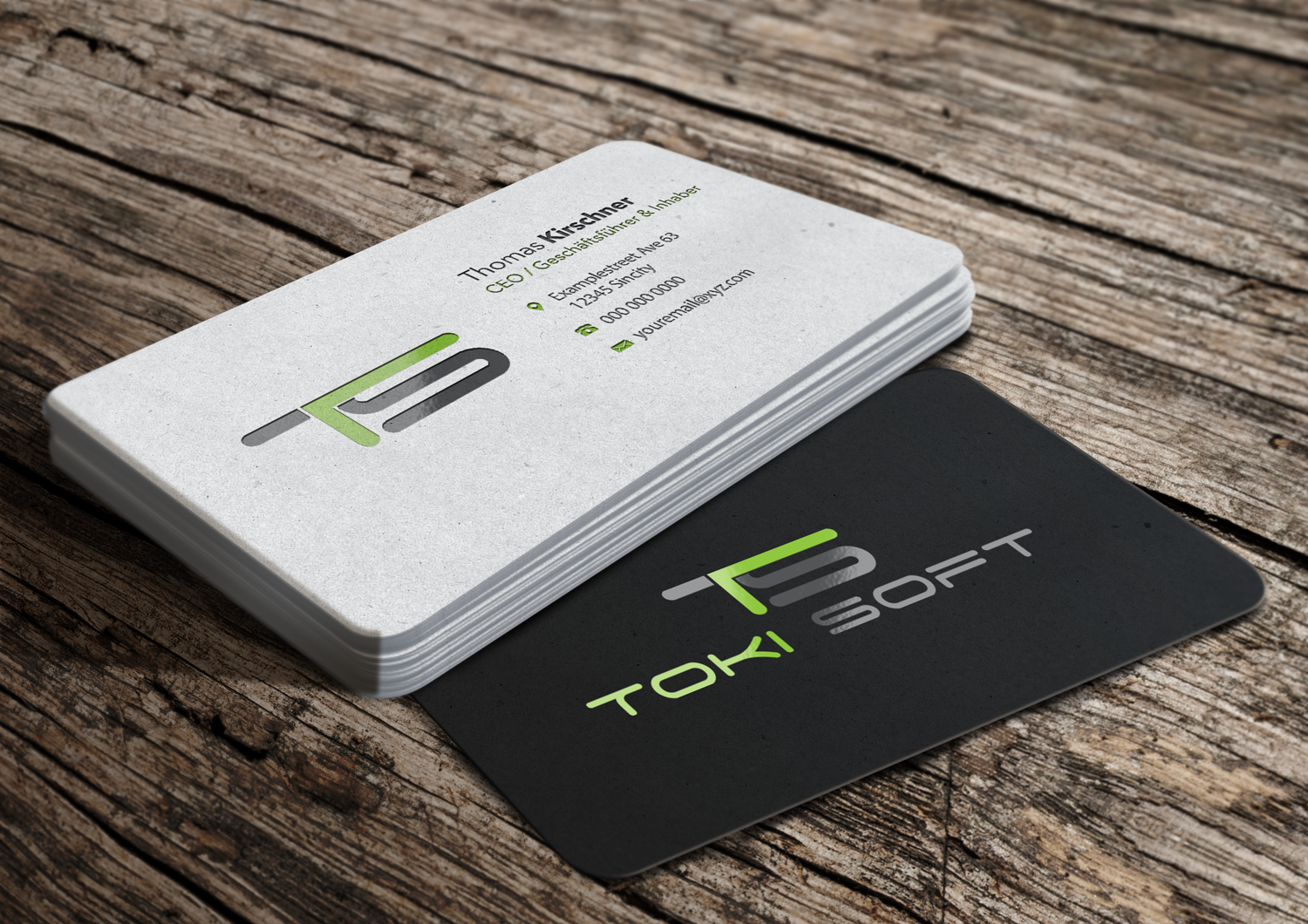 Business Card Design by Riz' for ToKi Soft | Design #13854842
