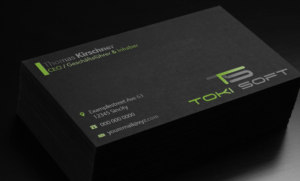 Visitenkarten-Design von Riz' für ToKi Soft | Design #13854950