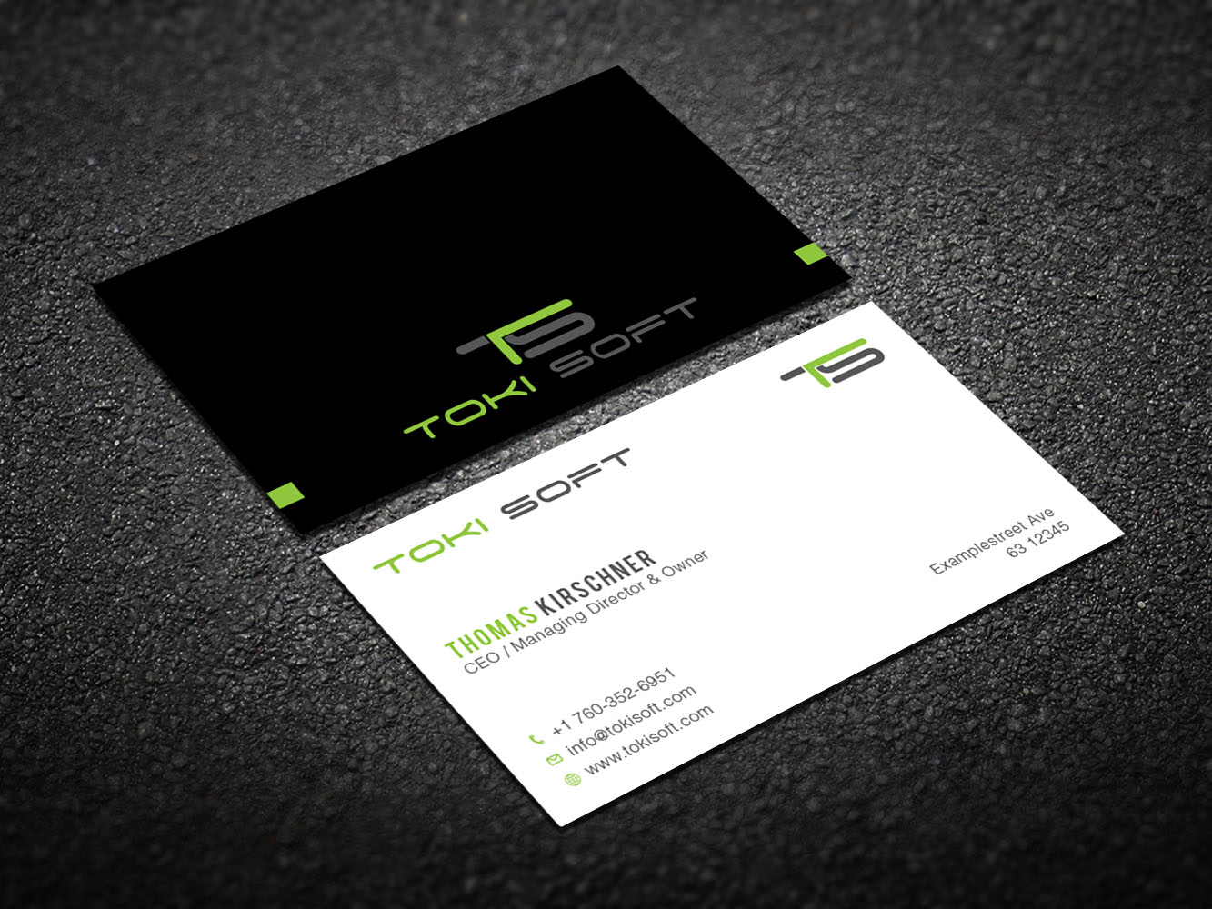 Diseño de Tarjeta de Presentación por Verified artistry (Design garden) para ToKi Soft | Diseño #13861399