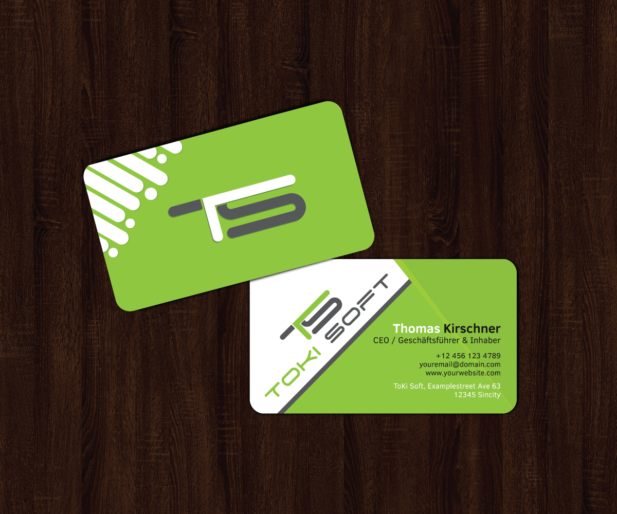 Diseño de Tarjeta de Presentación por JK18 para ToKi Soft | Diseño #13840149