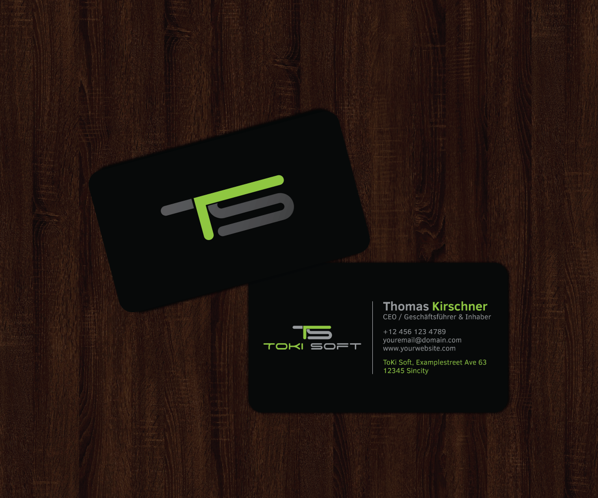 Diseño de Tarjeta de Presentación por JK18 para ToKi Soft | Diseño #13871558