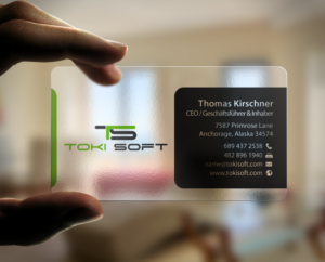 Diseño de Tarjeta de Presentación por chandrayaan.creative para ToKi Soft | Diseño: #13846209