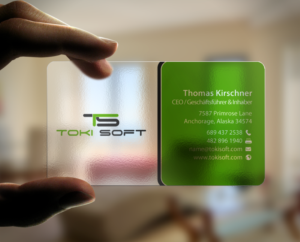 Diseño de Tarjeta de Presentación por chandrayaan.creative para ToKi Soft | Diseño: #13846243