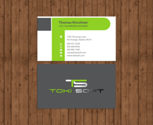 Diseño de Tarjeta de Presentación por chandrayaan.creative para ToKi Soft | Diseño: #13878797