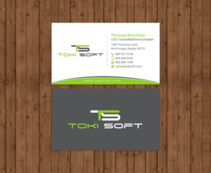 Diseño de Tarjeta de Presentación por chandrayaan.creative para ToKi Soft | Diseño: #13900296