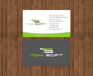 Diseño de Tarjeta de Presentación por chandrayaan.creative para ToKi Soft | Diseño: #13900300