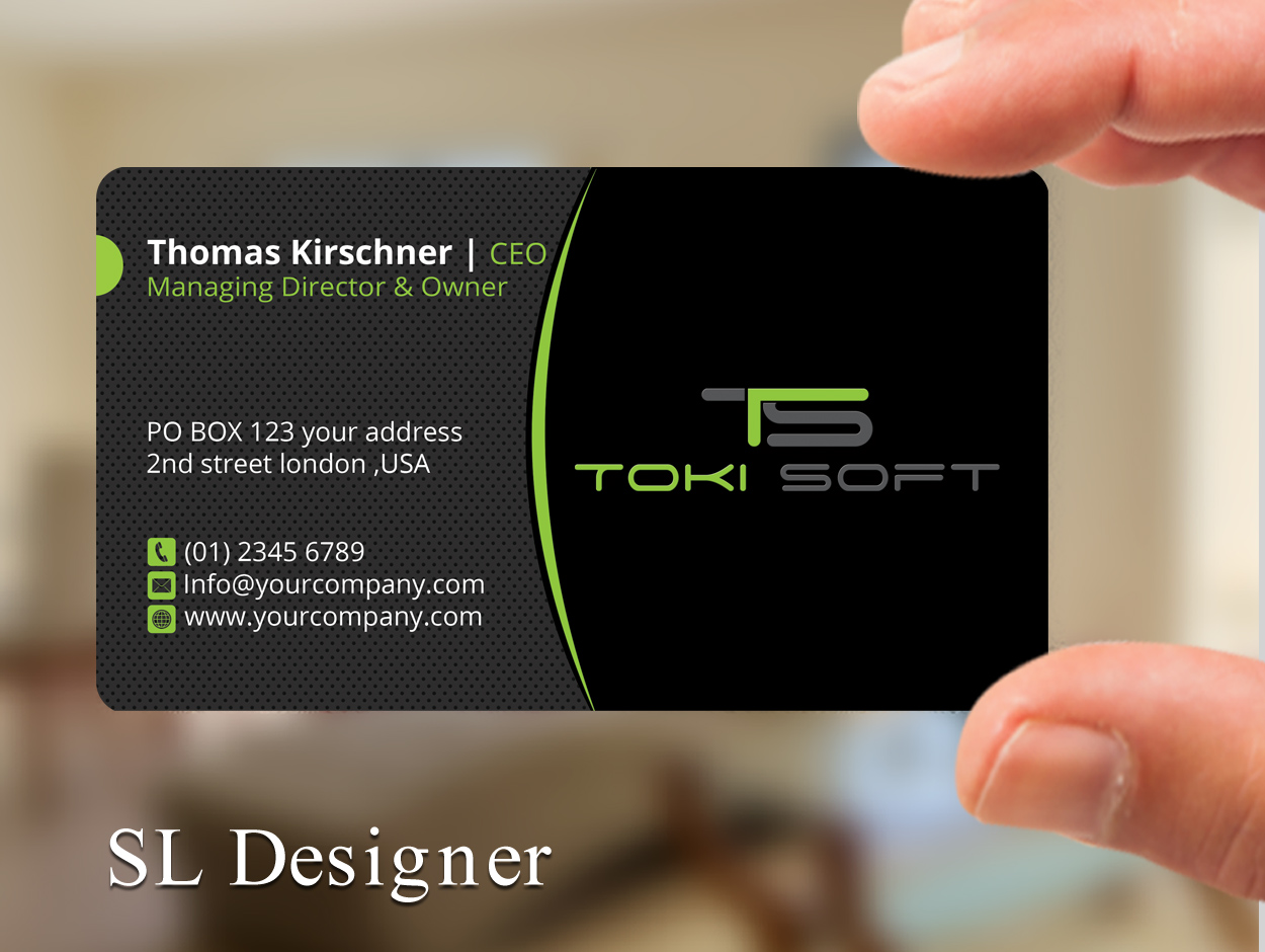 Diseño de Tarjeta de Presentación por SL Designer para ToKi Soft | Diseño #13843564