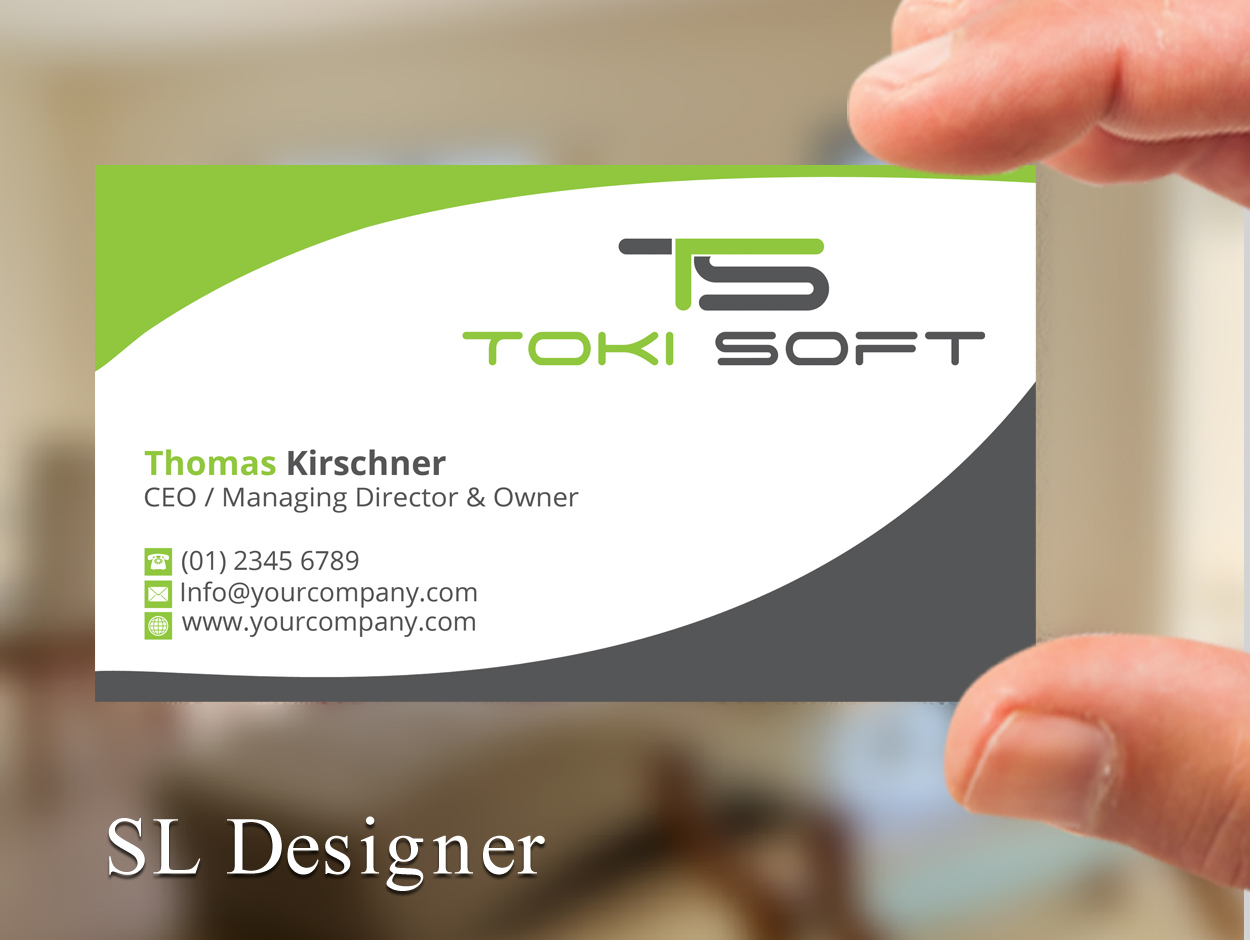 Diseño de Tarjeta de Presentación por SL Designer para ToKi Soft | Diseño #13843566