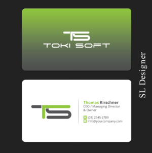 Diseño de Tarjeta de Presentación por SL Designer para ToKi Soft | Diseño: #13843880