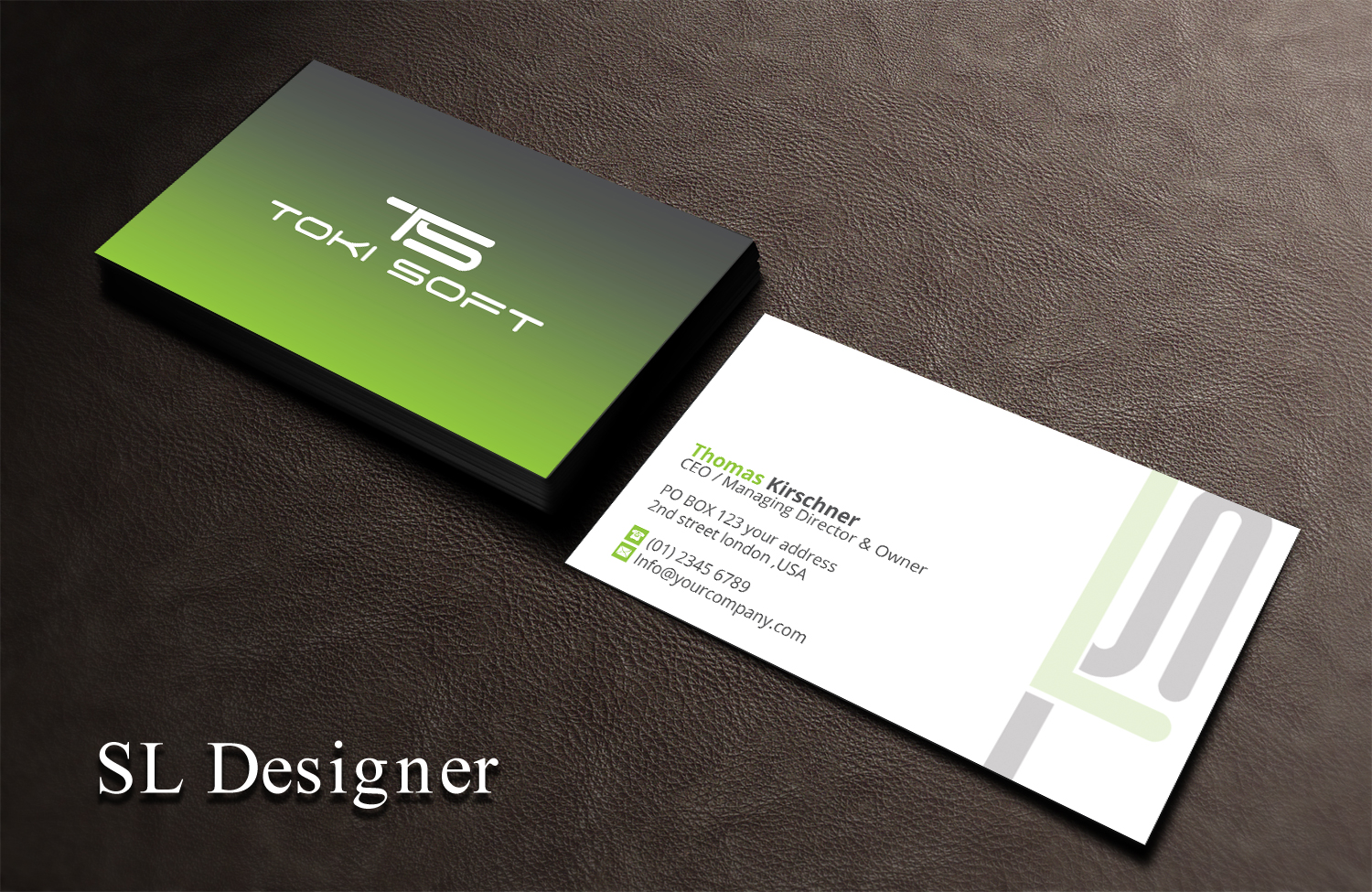 Diseño de Tarjeta de Presentación por SL Designer para ToKi Soft | Diseño #13901790
