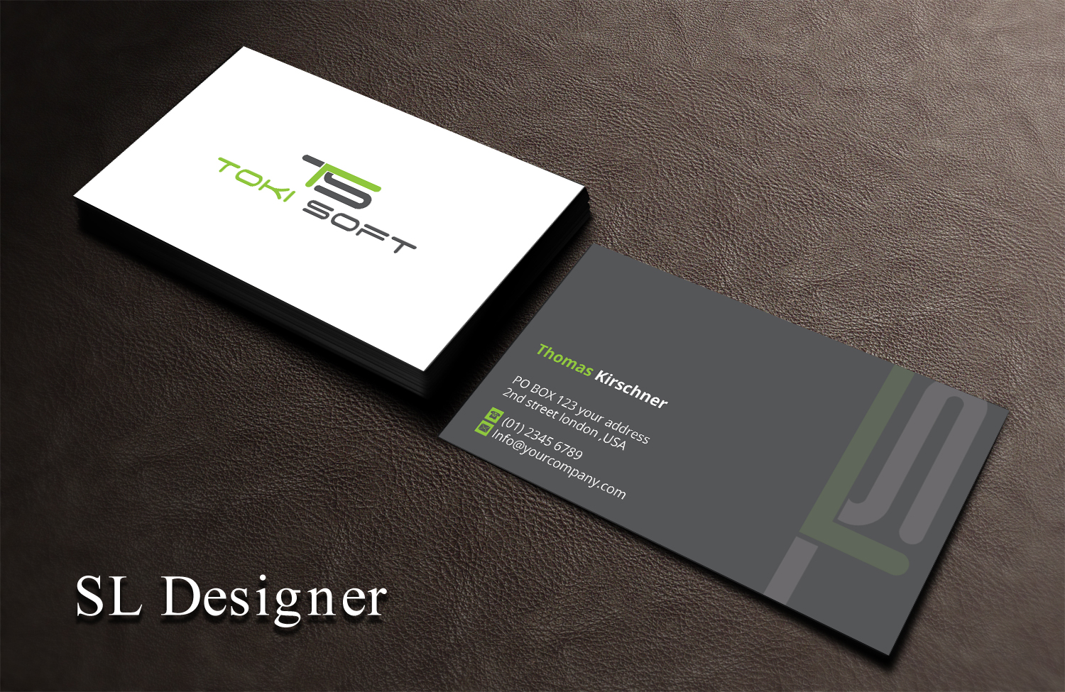 Diseño de Tarjeta de Presentación por SL Designer para ToKi Soft | Diseño #13901791