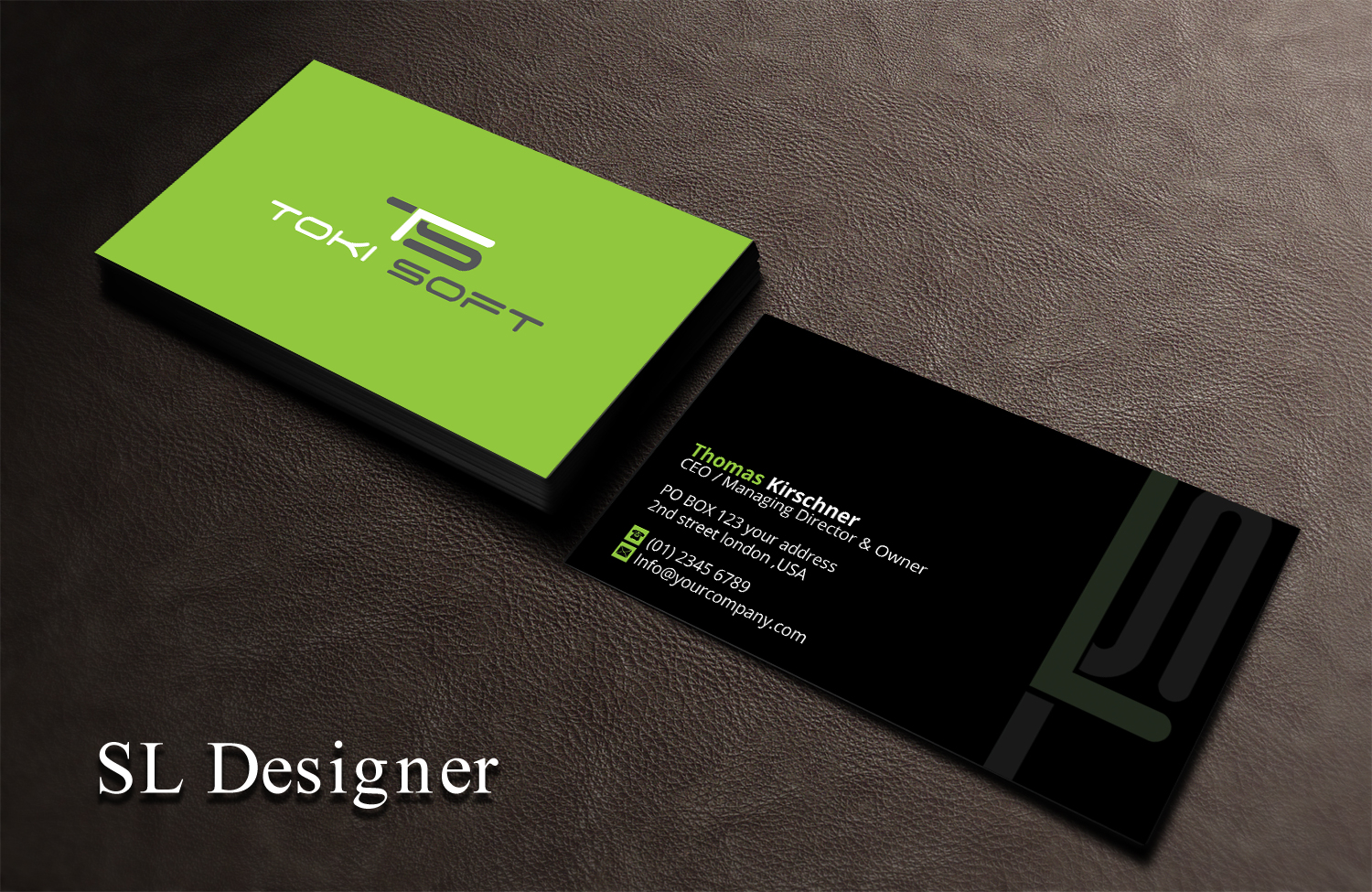 Diseño de Tarjeta de Presentación por SL Designer para ToKi Soft | Diseño #13901796