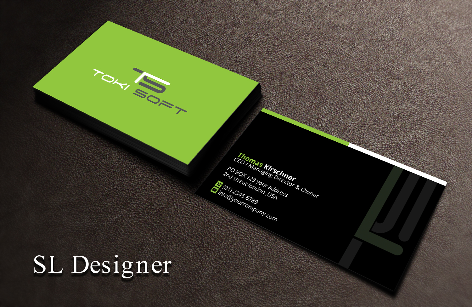 Diseño de Tarjeta de Presentación por SL Designer para ToKi Soft | Diseño #13901862