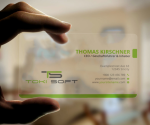 Diseño de Tarjeta de Presentación por Graphic Flame para ToKi Soft | Diseño: #13866161