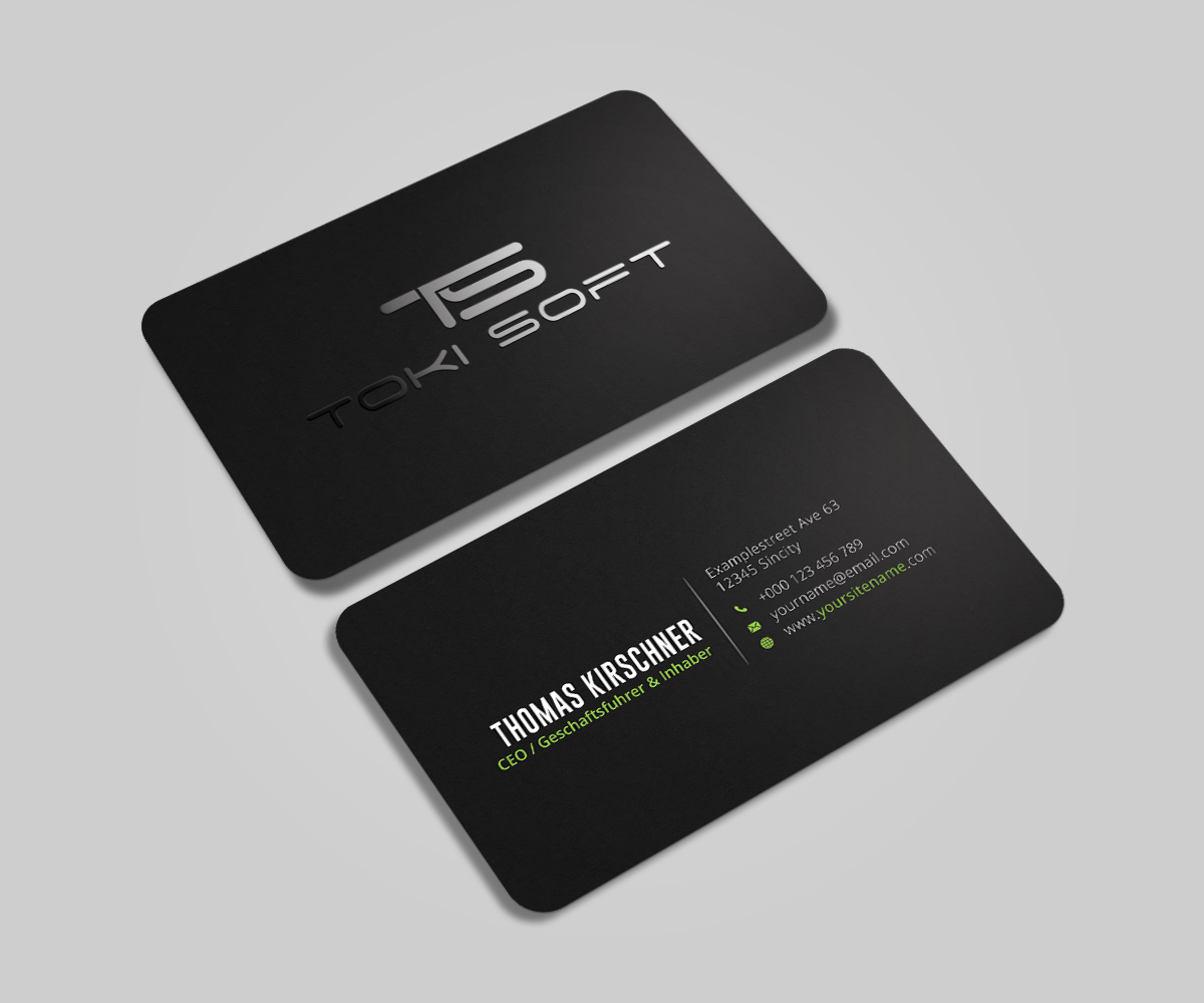 Diseño de Tarjeta de Presentación por Graphic Flame para ToKi Soft | Diseño #13866165