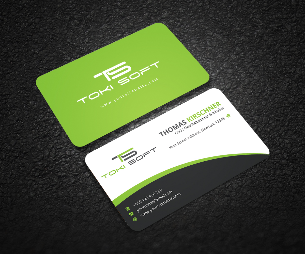 Diseño de Tarjeta de Presentación por Graphic Flame para ToKi Soft | Diseño #13866169