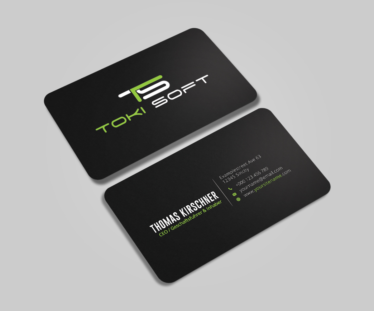 Diseño de Tarjeta de Presentación por Graphic Flame para ToKi Soft | Diseño #13872368