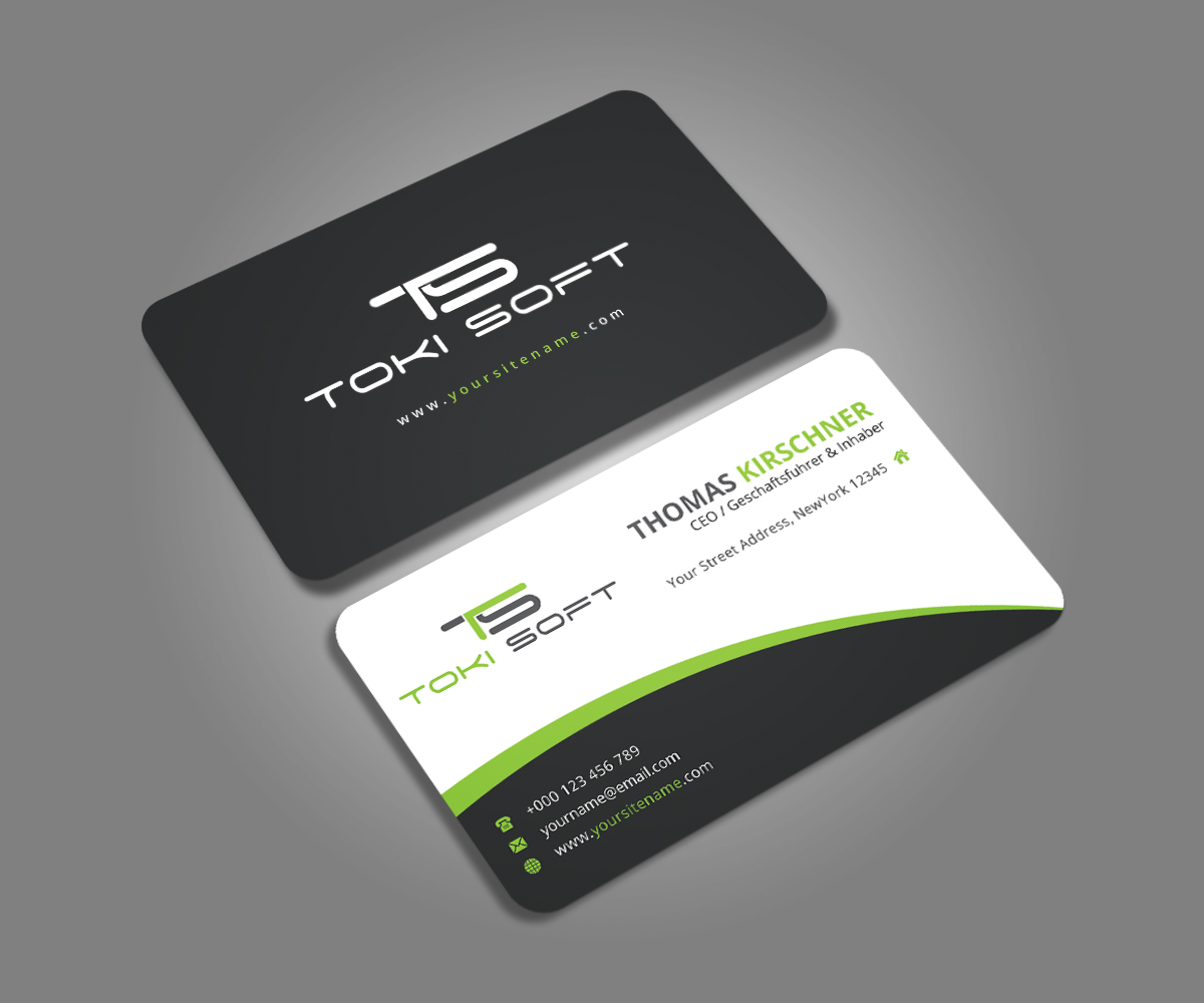 Diseño de Tarjeta de Presentación por Graphic Flame para ToKi Soft | Diseño #13872372