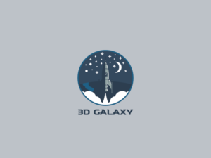 3D Galaxy | Logo-Design von mldtrvs
