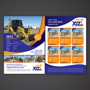 Sample Product Flyers (2) - Used Construction Equipment