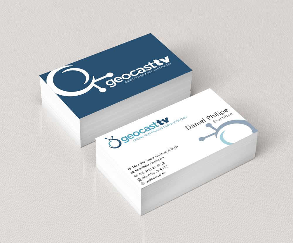 Stationery Design by  Fox for Geocast TV | Design #2548862