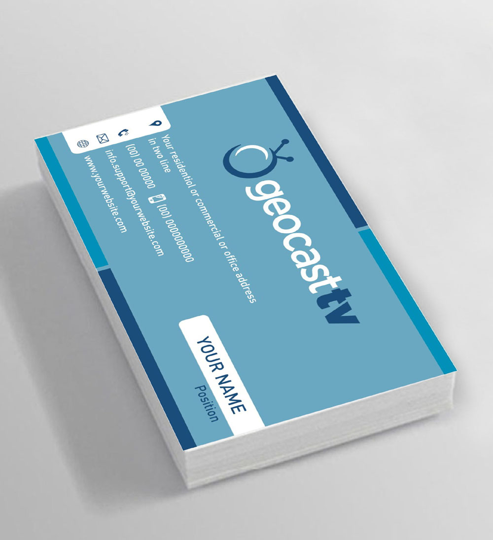 Diseño de Papelería por INDIAN_Ashok para Geocast TV | Diseño #2517607