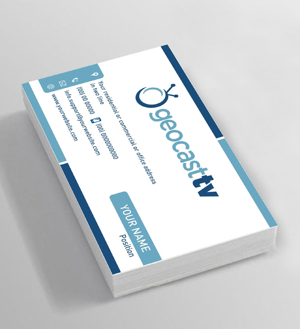 Schreibwaren-Design von INDIAN_Ashok für Geocast TV | Design #2517615
