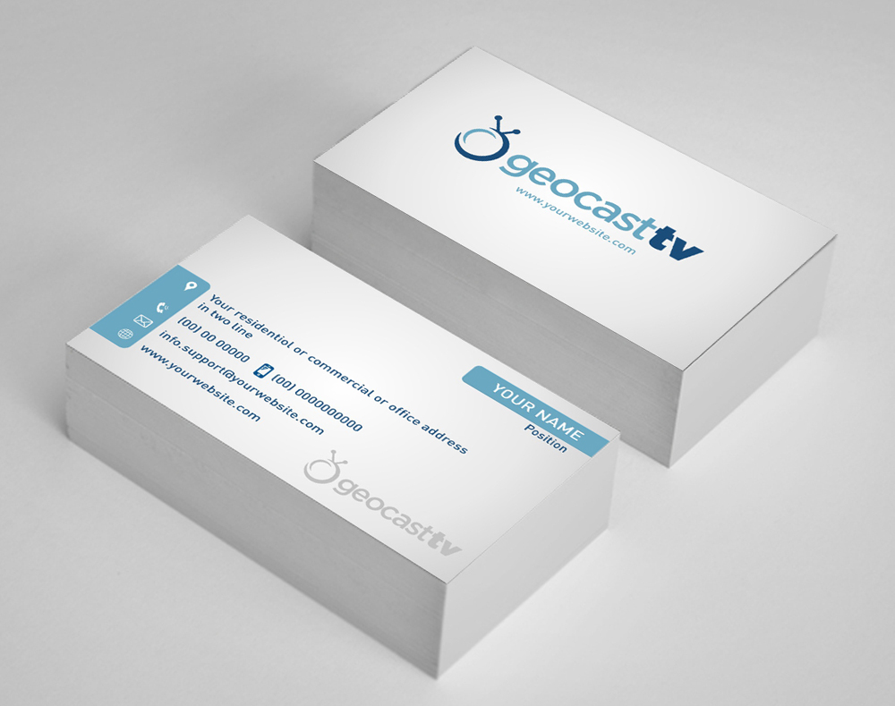 Diseño de Papelería por INDIAN_Ashok para Geocast TV | Diseño #2517618