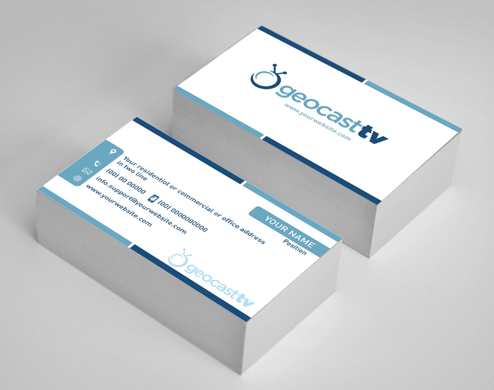 Diseño de Papelería por INDIAN_Ashok para Geocast TV | Diseño #2517620