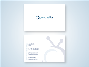 Stationery Design by bluejet for Geocast TV | Design #2535964