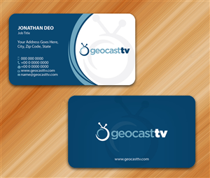 Schreibwaren-Design von Sarmishtha Chattopadhyay_loginchange für Geocast TV | Design: #2556819
