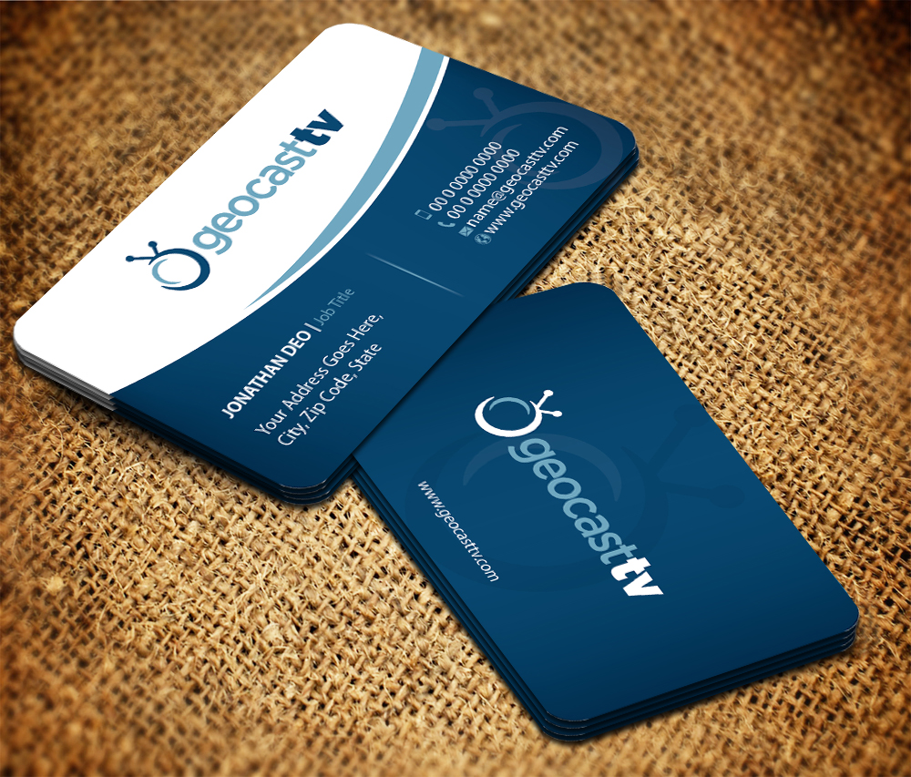 Stationery Design by Sarmishtha Chattopadhyay_loginchange for Geocast TV | Design #2567863