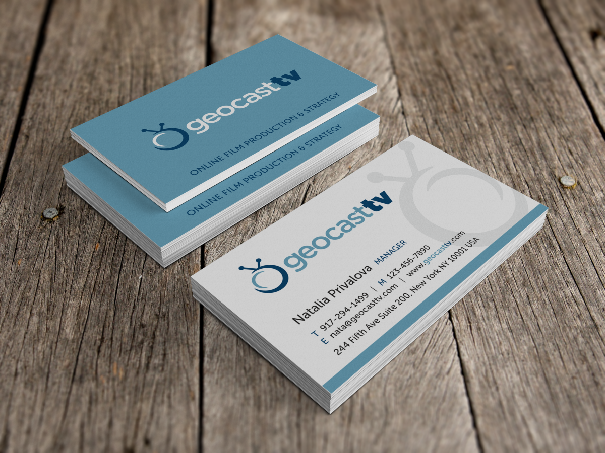 Schreibwaren-Design von HYPdesign für Geocast TV | Design #2528845