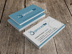 Online video and marketing company business cards | Stationery Design by HYPdesign
