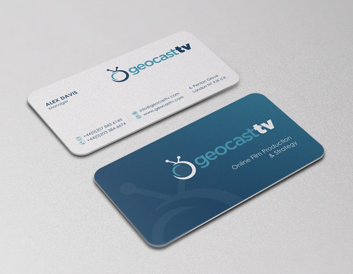 Schreibwaren-Design von logodentity für Geocast TV | Design #2528007