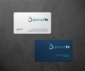 Online video and marketing company business cards | Stationery Design by logodentity