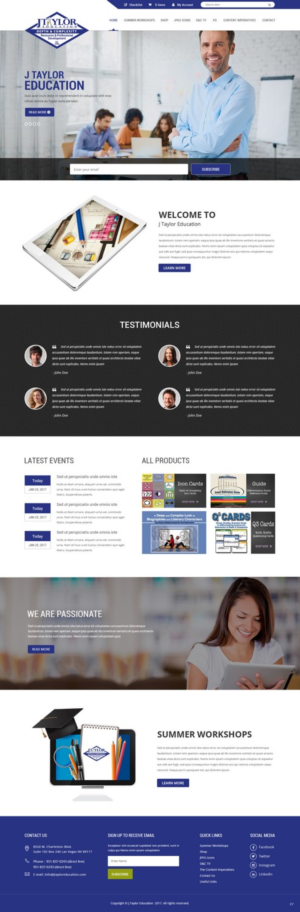 Web Design by pb for this project | Design: #13858539
