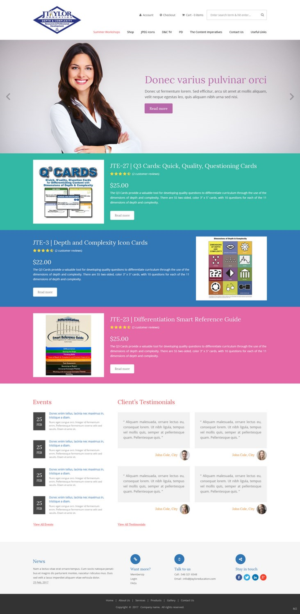 Web Design by pb for this project | Design: #13858551