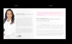 Brochure Design by uniquedesign10 for Mytien Goldberg M.D. PC | Design: #13844585