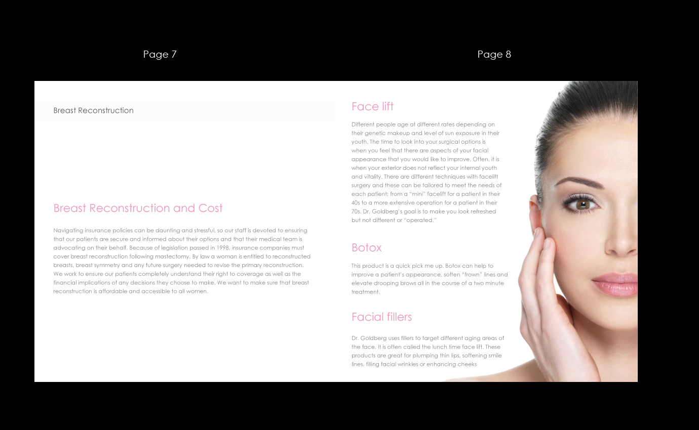 Brochure Design by uniquedesign10 for Mytien Goldberg M.D. PC | Design #13844621