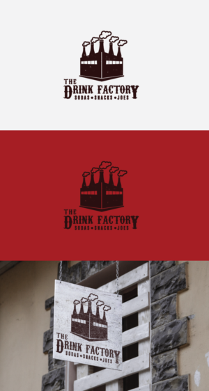 The Drink Factory    Sodas•Snacks•Joes | Logo Design by eko07