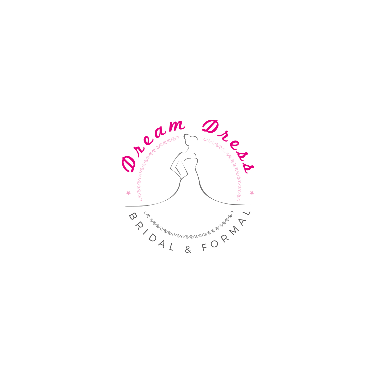 Logo Design by Awash for Dream Dress Bridal | Design #13849728