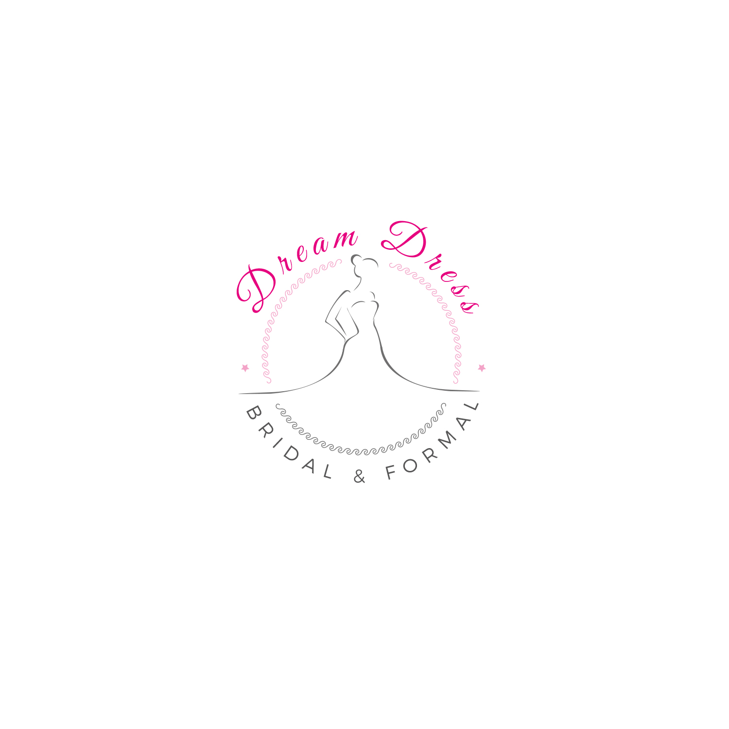 Logo Design by Awash for Dream Dress Bridal | Design #13849729