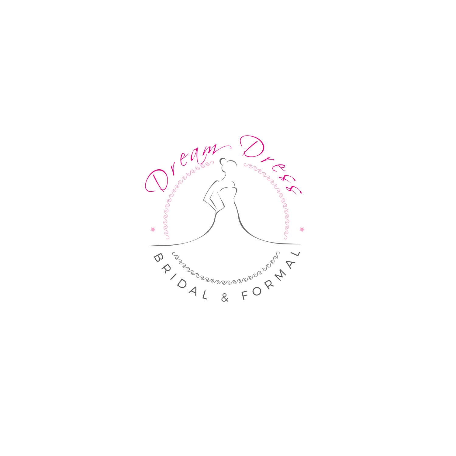 Logo Design by Awash for Dream Dress Bridal | Design #13849730