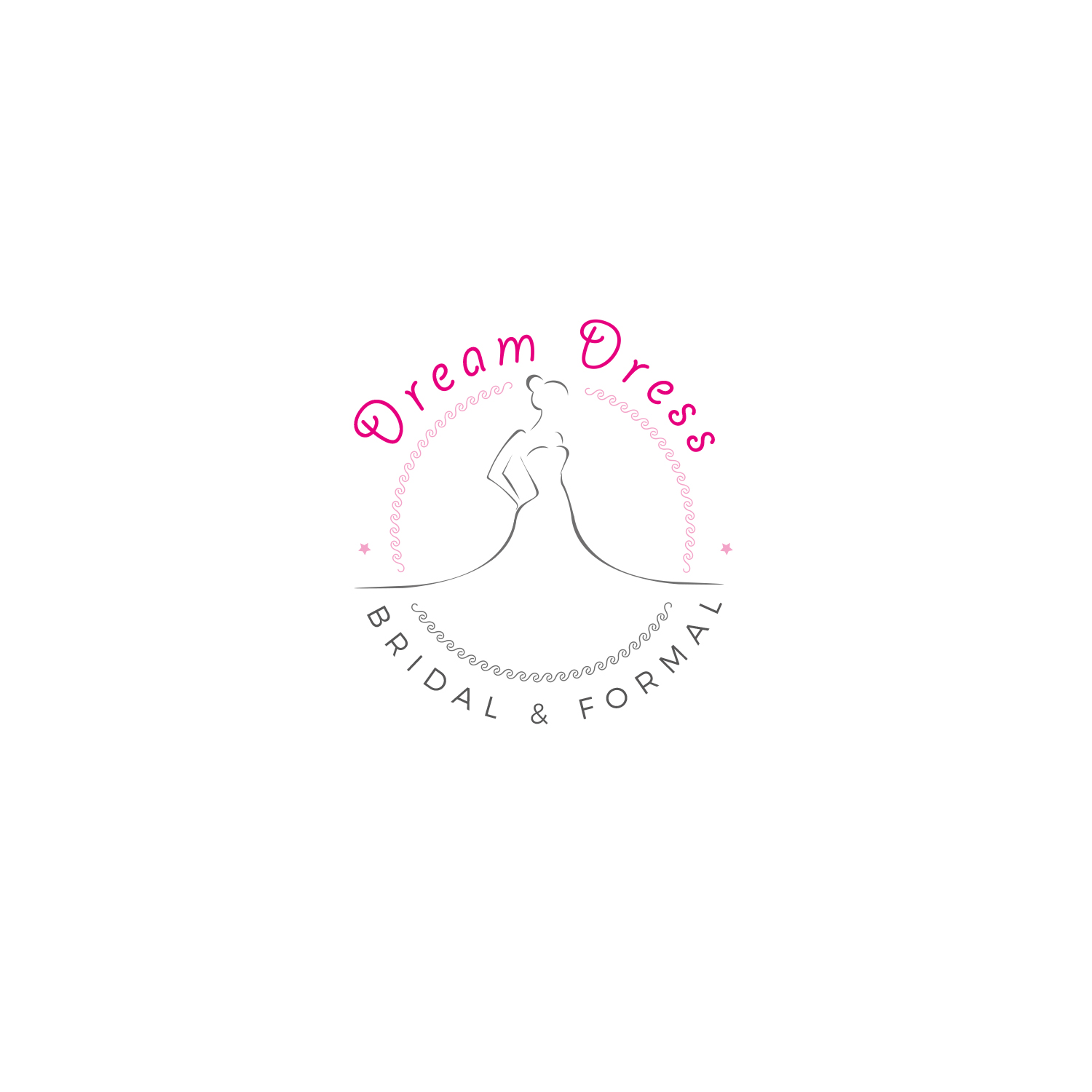 Logo Design by Awash for Dream Dress Bridal | Design #13849732