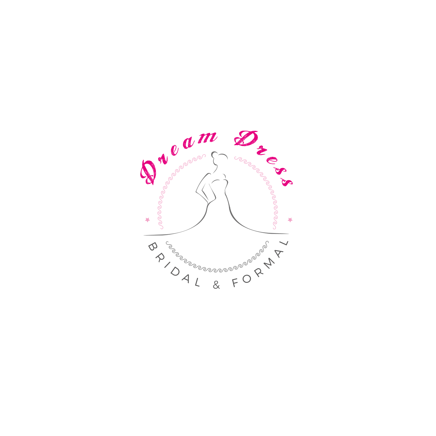 Logo Design by Awash for Dream Dress Bridal | Design #13849741