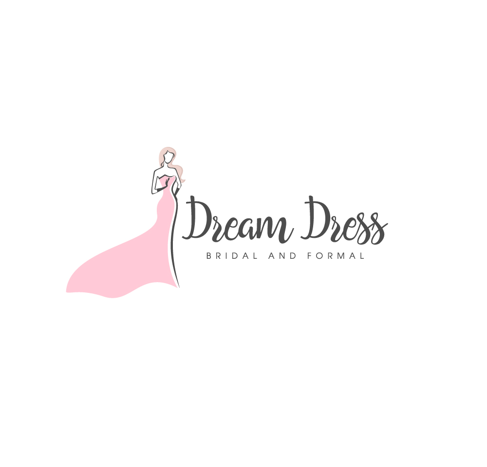 Modern, Feminine, Retail Logo Design for Dream Dress Bridal & Formal by mar'Z | Design #13867387 Modern, Feminine, Retail Logo Design for Dream Dress Bridal & Formal by mar'Z | Design #13867387