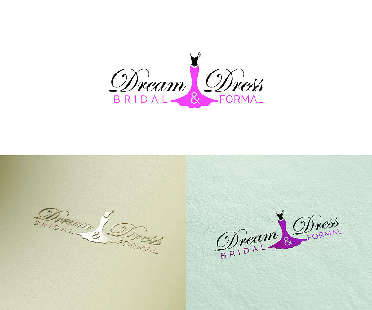 Logo Design by Logico Artlines for Dream Dress Bridal | Design #13856239